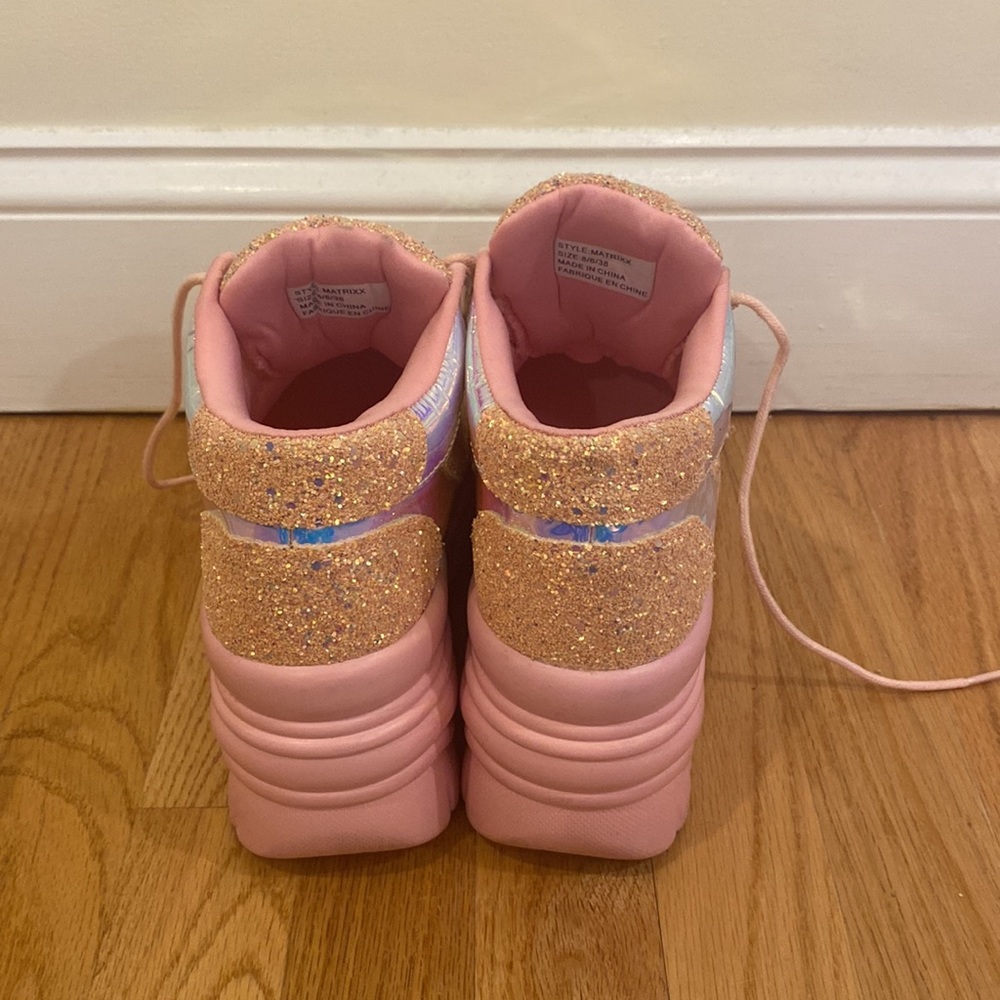 Y.R.U. Matrixx Platform Sneakers in light pink - Picture 4 of 6